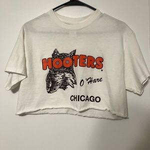 White Hooters t-shirt